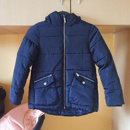 winter coat for girls gold zippers and buttons like new