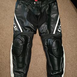Dainese Assen trousers, size 54, in very perfect condition, just need a clean. Used once to travel to Europe for a week and a couple of times dor weekend rides in the UK. Haven't been used for more then 2 years.