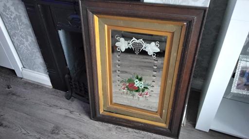 Buy & Sell West Midlands Birmingham - Photos for oak frame victorian painted pub mirror 