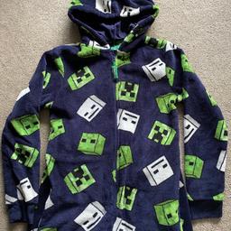 Minecraft Onesie Age 11-12 Excellent clean condition collection from Cannock Staffordshire or will post using Royal Mail Signed for thankyou