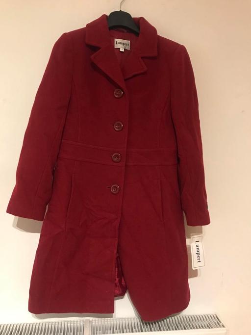 Buy & Sell Hertfordshire Watford - Photos for New Lampert Cashmere Trench Coat Size 14 Red