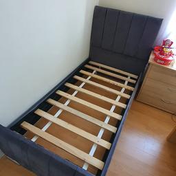 gorgeous Velvet bed frame, like new. changing bedrooms around so don't need any more.