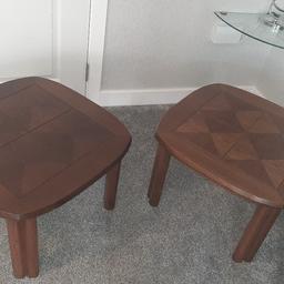 2 x Solid wooden coffee tables
Used but in great condition
24 inch W
17 inch H

1 small mark - see photos
Smoke free home
Buyer to collect
Cash on collection
Will fit in a car
Halton View Area

***Also matching Nest tables available
See Listings***
