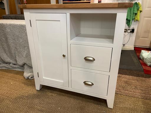 Buy & Sell Leicestershire Charnwood - Photos for Besp Oak/ White Multipurpose Cabinet *NEW*