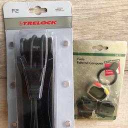 Faltschloss Trelock F2 neu mit Fahrrad Computer gratis dazu. Maße: L. 88cm B. 2,5 cm Versand zuzüglich 6,95€