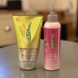 Brand new never used - ex Avon rep selling off stock.

Includes:

Solutions body sculpting treatment
Solutions stretch mark line reducing treatment