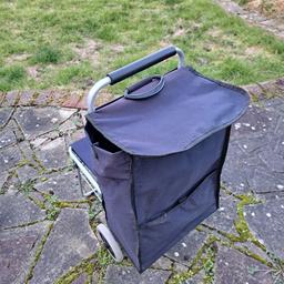this is a shopping Trolley with a folding seat attached
ideal for when you need a rest or waiting for the bus
perfect for festivals
Good used condition
collection from orpjngton