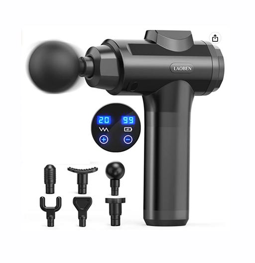 Buy & Sell West Midlands Birmingham - Photos for Massage Gun -6 Massage Heads LCD (Grey)