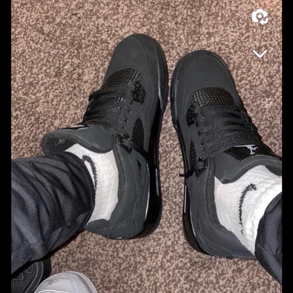 Jordan 4 black cats reps, size 9 in B66 Sandwell for £60.00 for sale ...
