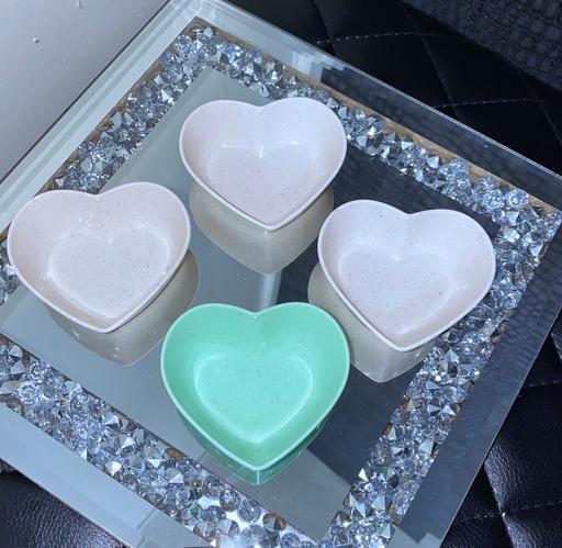 Buy & Sell North West London Kensal Green - NW6 - Photos for Set of four heart shaped condiment dishes