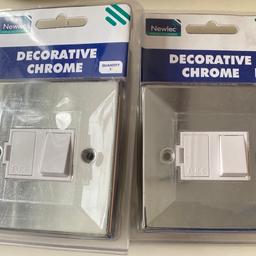 2 X Newlec Decorative Chrome - NL8913S - 13a Switched Fused Connection Unit.

Newlec Part Code: NL8913S

From the Newlec Decorative Chrome Range.

Never used .

Sold as seen , return not accept.

Viewing you are welcome.

Cash on collection.