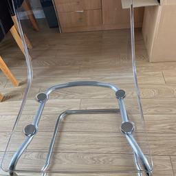 IKEA plastic chair good condition some scratches but not noticeable chrome legs collection only thankyou