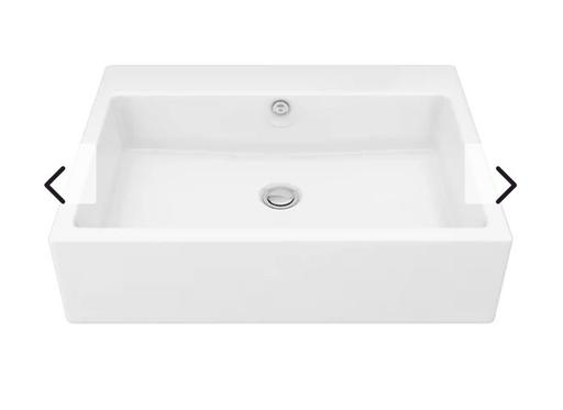 Buy & Sell West Yorkshire Leeds - Photos for Wall Hung Rectangular Basin (0 Tap Hole)