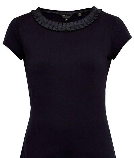 Buy & Sell Central London Blackfriars - Central London - Photos for New TED BAKER Frill Neck Blue Designer Blouse