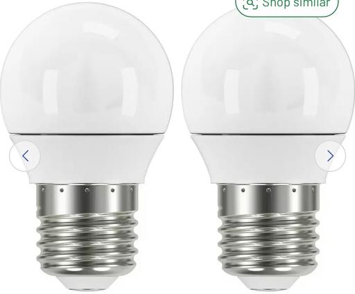 Buy & Sell West London Hillingdon - Photos for LED X2 E27 Screw Cap Bulbs, 5W=40W Warm White