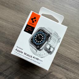 Brand new in box. Genuine Spigen. ACS02019. This is the clear version with watch case and strap as a whole. Compatible with 40mm and 41mm Apple Watches only. Please check out the rest of my items. Any questions- feel free to ask. Collection from B8 Birmingham, local delivery and postage are all available.

* I HAVE MULTIPLE AVAILABLE *

Spigen Liquid Crystal Pro Apple Watch Case with Band 40mm 41mm Clear ACS02019
