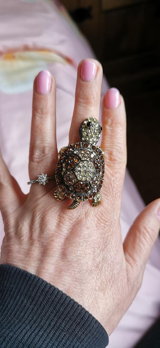 Buy & Sell Lower Gornal Dudley - Photos for brown Crystals Turtle ring