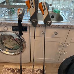 Mavrik golf set sold as seen in fair condition used a couple times I have provided a price of one of them as new on the picture they are good quality