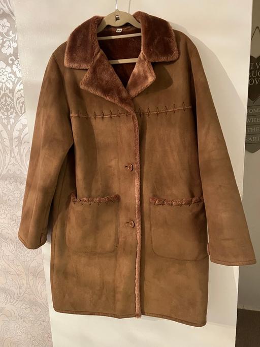 Buy & Sell West London West Kensington - West London - Photos for Vintage Faux Sheepskin Shearling Coat