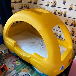Step 2 snoozer car bed made from 5 interconnectable all easy clean durable solid plastic and one sheet wood.

Would need big car or van to collect
Best offer accepted

140x70 Mothercare spacetec coolmax luxury sprung mattress can be taken if required or disposed of! Please see pictures