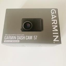 New and has never been used.
Garmin Dash Cam™57
with voice, control1 offers discreet eyewitness incident detection in 1440p HD video for vehicles on the road or parked. With its wide 140-degree viewing angle and Garmin Clarity™ HDR optics, the camera captures crisp details in day or night lighting conditions.

It uses GPS data to pinpoint where and when events occurred.

No silly offers, please‼️