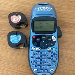 DYMO LetraTag label maker
Clear used couple of times
White new

Only used couple of times

Collection only