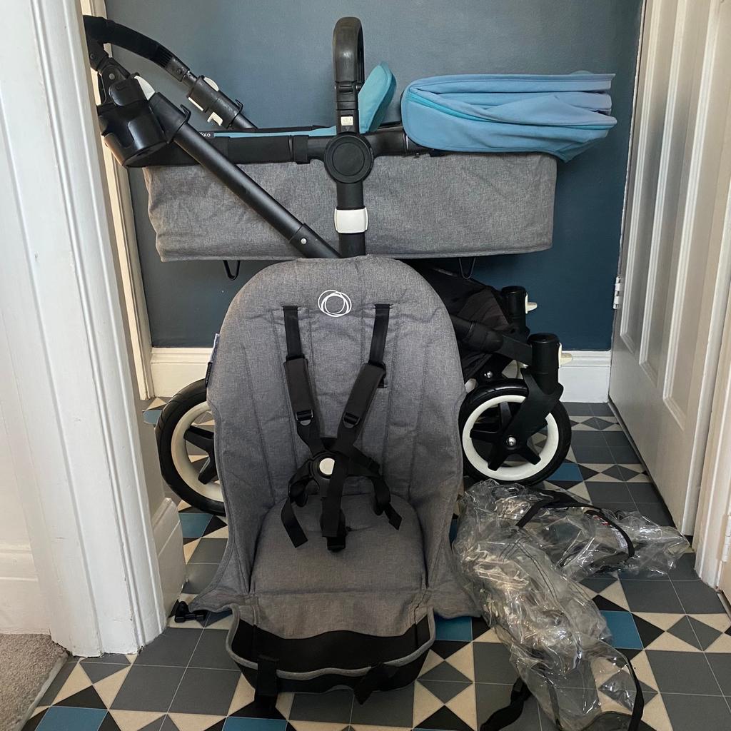 Bugaboo buffalo melange grey and teal. in AL10 Hatfield for £150.00 for
