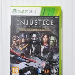 Injustice gods among us ultimate edition xbox 360, funziona anche su Xbox One gioco game Microsoft. posso spedire con corriere a carico dell'acquirente. guardate anche gli altri miei annunci