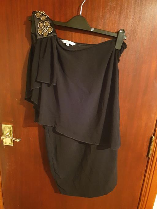 Buy & Sell Falkirk Stenhousemuir - Falkirk - Photos for Black One Shoulder Dress New Look Size 8