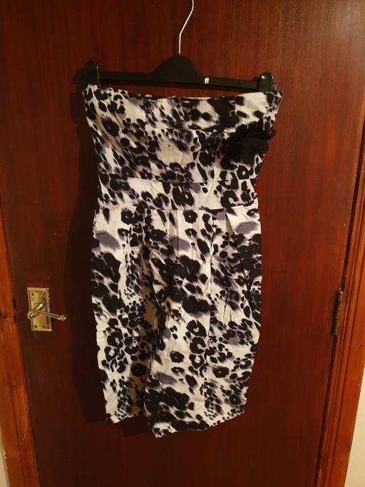 Buy & Sell Falkirk Carron - Falkirk - Photos for Black & White Strapless Dress New Look Size 8