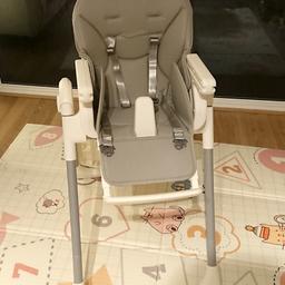 Foldable Baby High Chair/Toddler Chair Height Back Footrest Adjustable.

Used, in great condition.