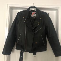 Brand new men’s leather jacket, never been worn, bought before Covid lock downs and been stored in wardrobe ever since.