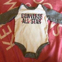 Converse baby outfit. Size 6-9 months