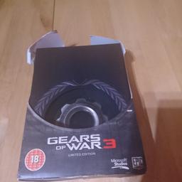 Gears of War 3 game and memorabilia. Box is a bit ripped but contents are good.
Sorry but I don't post. 