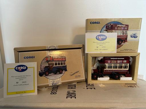 Buy & Sell West Midlands Walsall - Photos for Pair of Corgi Thornycroft Diecast Buses