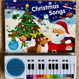 Used. In excellent condition.

This lively book comes with an easy-to-use electronic piano, so your child can match the colour-coded notes to the colour-coded keys - perfectly designed for little hands! 

Full of beautiful illustrations, children will love this introduction to the piano, as they play along to the words of their favourite christmas songs.