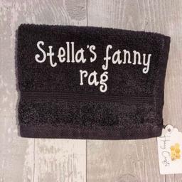Sick of finding stiff socks and crusty toilet paper lying around the bed? 
Buy your lucky partner the perfect gift, a cum or fanny rag £7 - £1 postage.
If you'd like more info please message me.