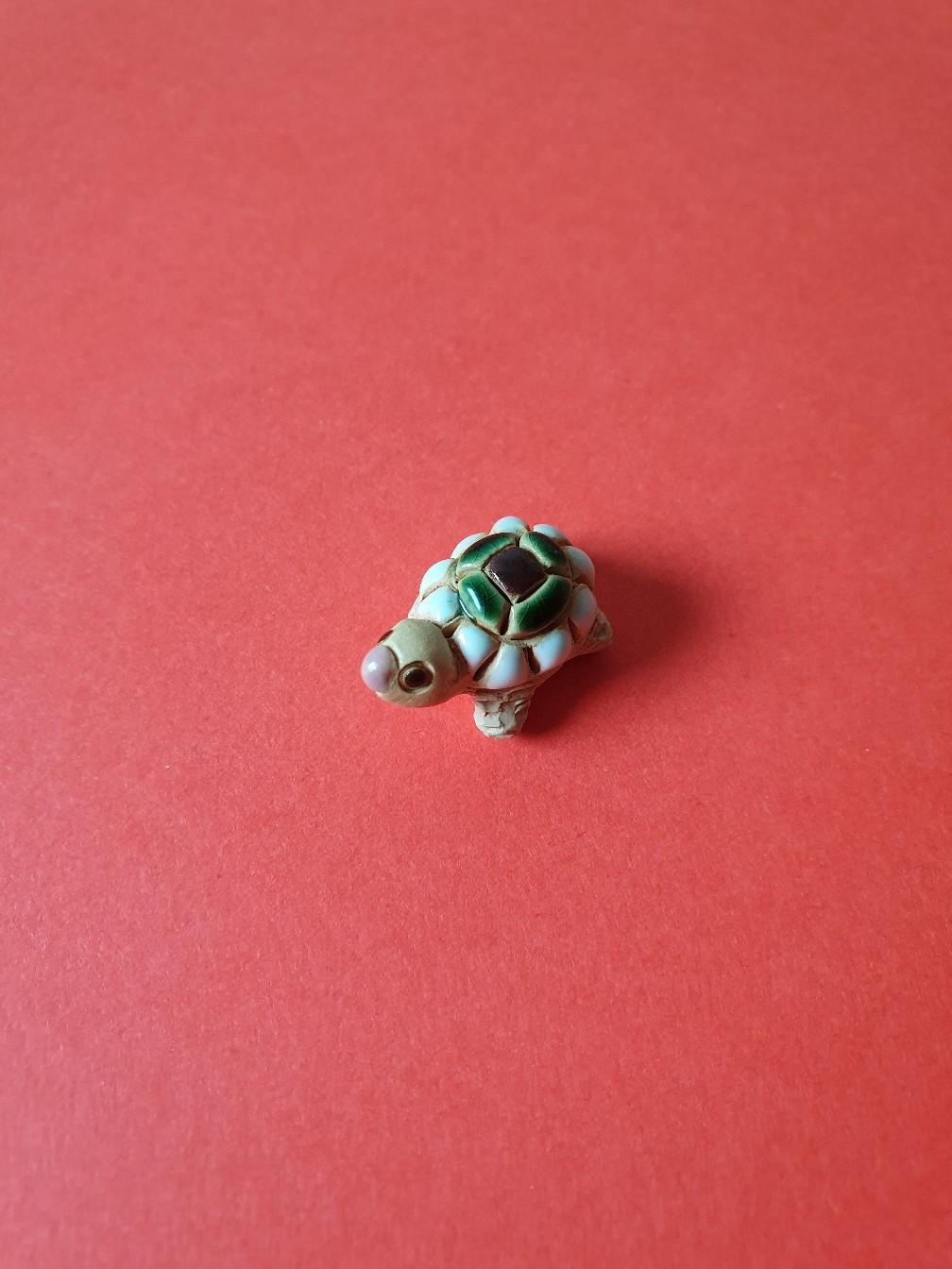 Set Sale E Pepe Con 2 Portauovo A Forma Di Tartaruga, Ceramica Dipinta A Mano, Fatto A Mano