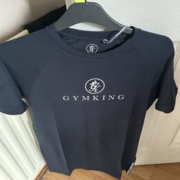 Gym King Pro Logo Tee - Black/Black UK L
Brand new, never worn, still got original tags on and comes in original packaging.