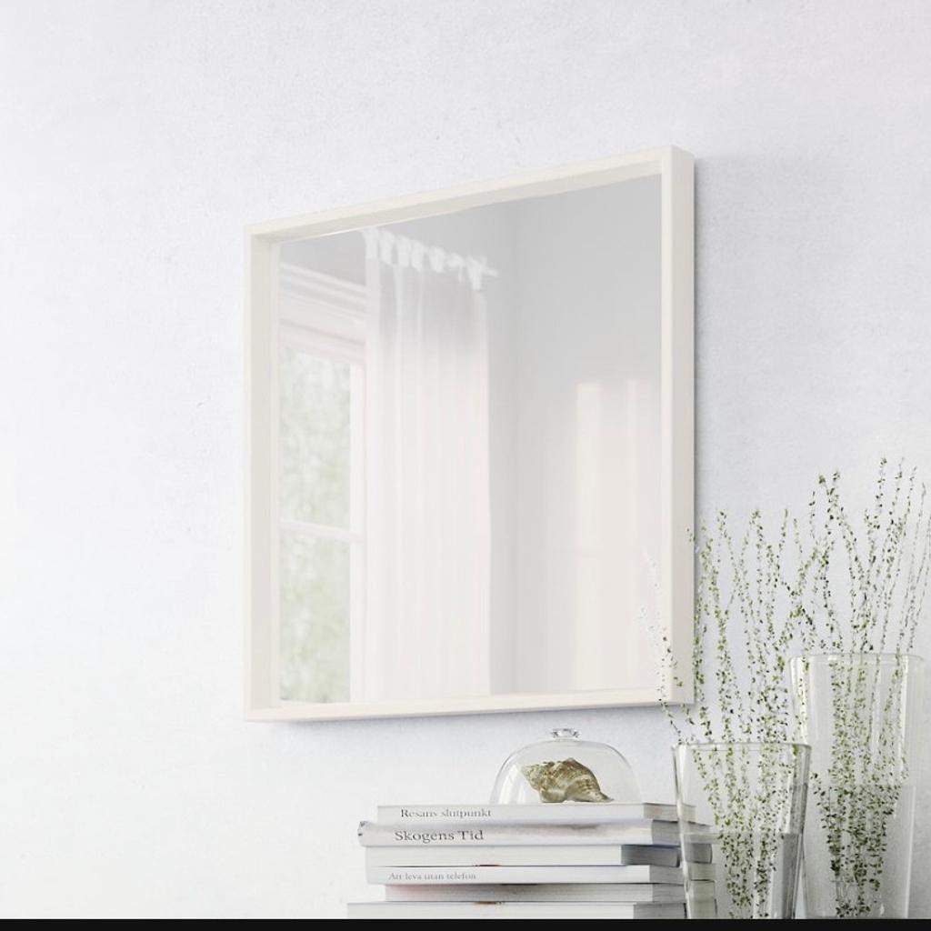 Spiegel weiß 65x65 cm