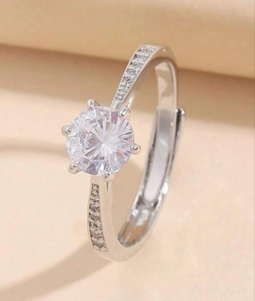 Buy & Sell Greater Manchester Rochdale - Photos for Solitaire Ring. Sterling silver Cubic Zirconi