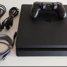 Biete Playstation 4 slim 1 TB mit 1 Controller kabels Zubehör Verpackung voll funktionsfähig für 150€ festpreis