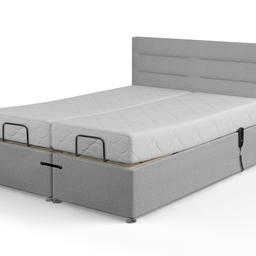 Hardly used motion tech bed with a firm double size mattress.
The Pocket Memory Motion divan bed set comes with a premium 5-part electronic adjustable base so you can change the position of your bed to suit your individual needs; all with a touch of a button. Superior quality stretch knit cover works in harmony with the 1000 pocket springs to provide high levels of comfort and support and helps to prevent less roll-together. Plus, the extra depth of memory foam contours to your body providing pressure relief and combined with dynamic temperature control Adaptive® Technology fabric creates a rejuvenating sleep environment like no other.
having to sell due to moving and downsizing which means sadly there's not enough room for my bed in the new flat. fine with plenty of storage.
Collection only please from Bolton.