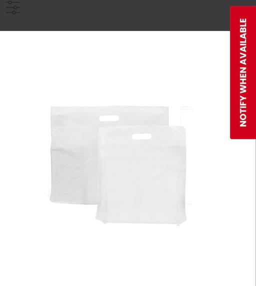 Buy & Sell West Midlands Sandwell - Photos for 900 White Patch Handle Plastic Carrier bags