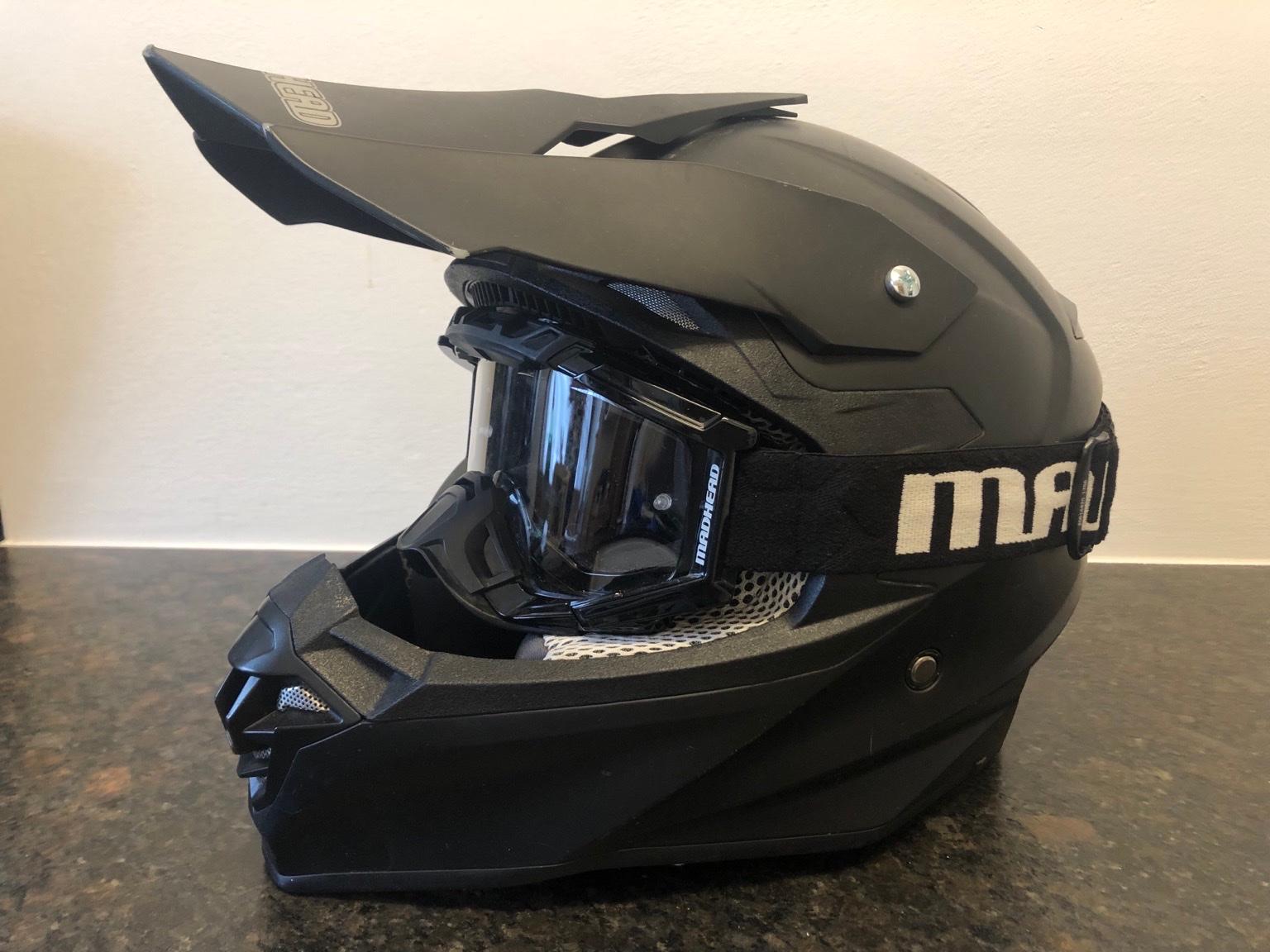 Retro Motorradhelm Lederlook - DOT/ECE Zertifiziert Mit Brille