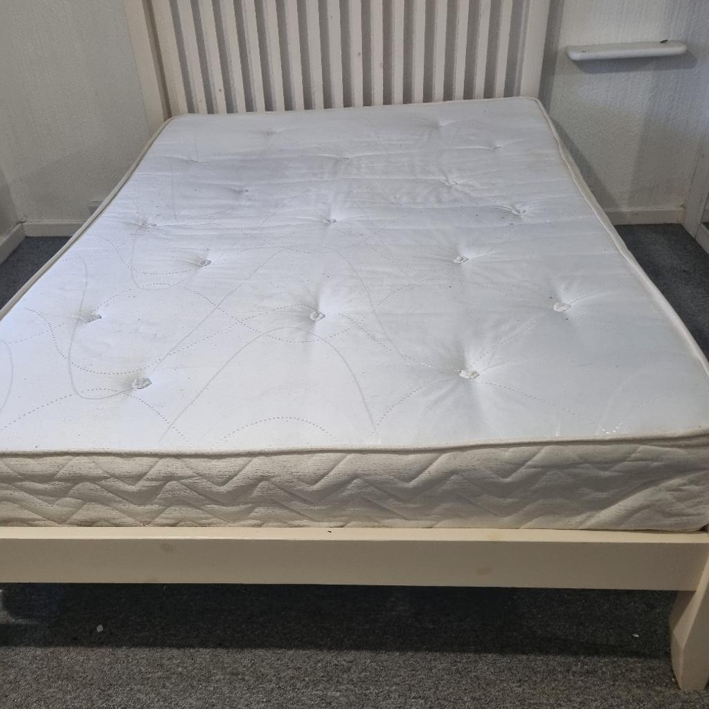 wooden double bed frame with mattress. in B31 Birmingham für 95,00