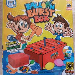 Balloon bursting game, in used condition but loads of balloons left and can always purchase more when used up.