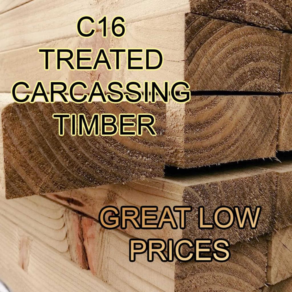 C16 TREATED TIMBER 4.8M LONG in Wigan for £6.75 for sale Shpock