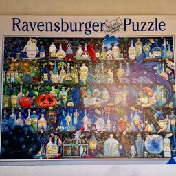 Der Giftschrank, 2000 Teile, Ravensburger Puzzle Nr. 160105,, nur 1 x gelegt, Nichtraucherhaushalt, keine Tiere, Packung ist auf der Oberseite links unten leicht eingedrückt (siehe Foto), nur Selbstabholung in 1160 Wien