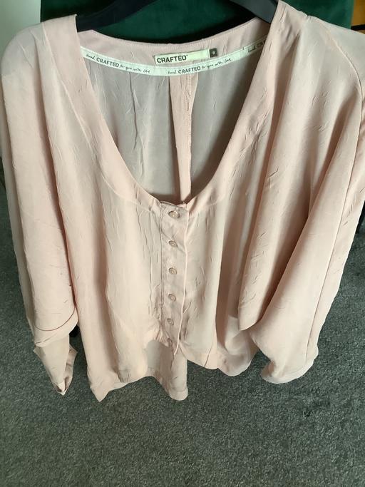 Buy & Sell West Midlands Walsall - Photos for Nude pink blouse size s. Oversized